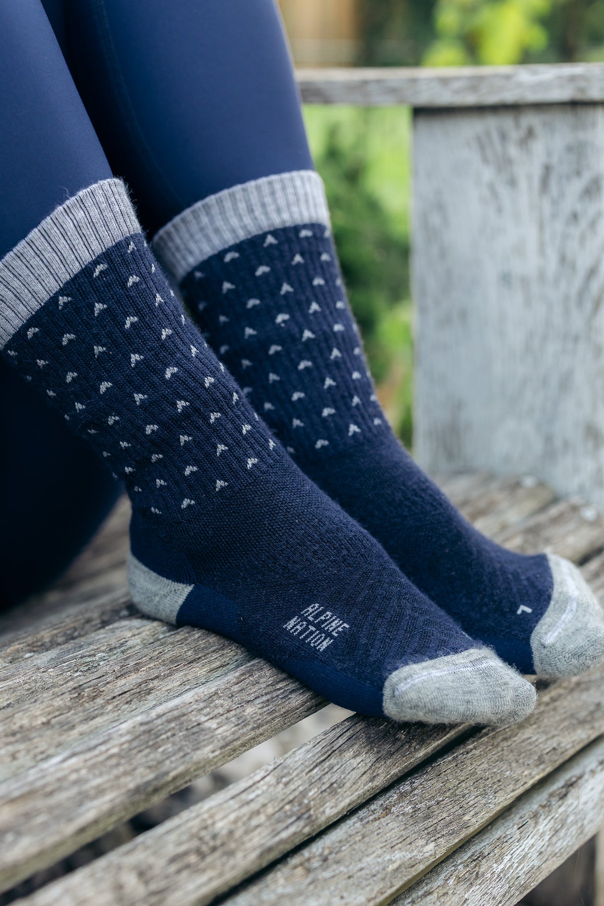 Abisko Merino Socks - Arctic Tide
