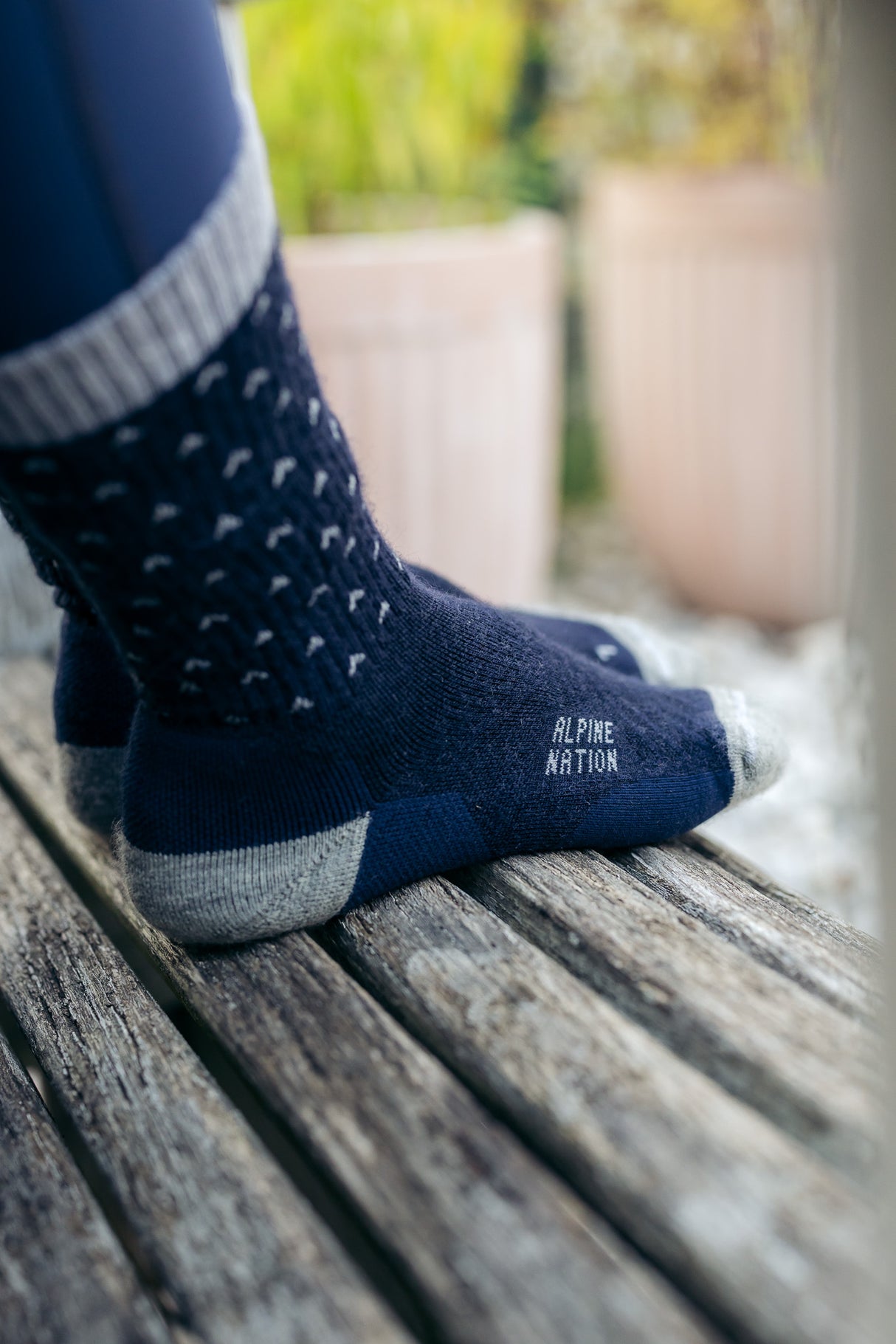 Abisko Merino Socks - Arctic Tide