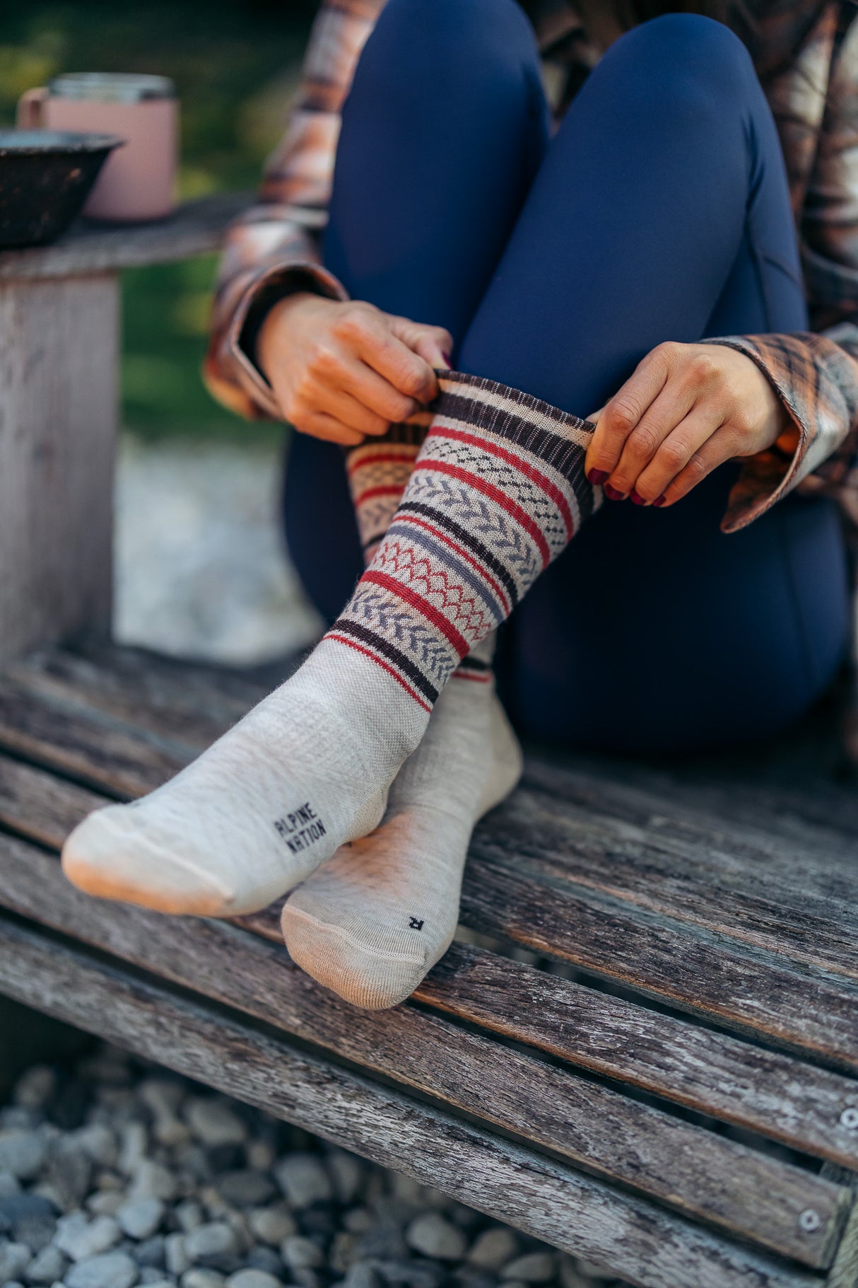 Abisko Merino Socks - Pumpkin Spice