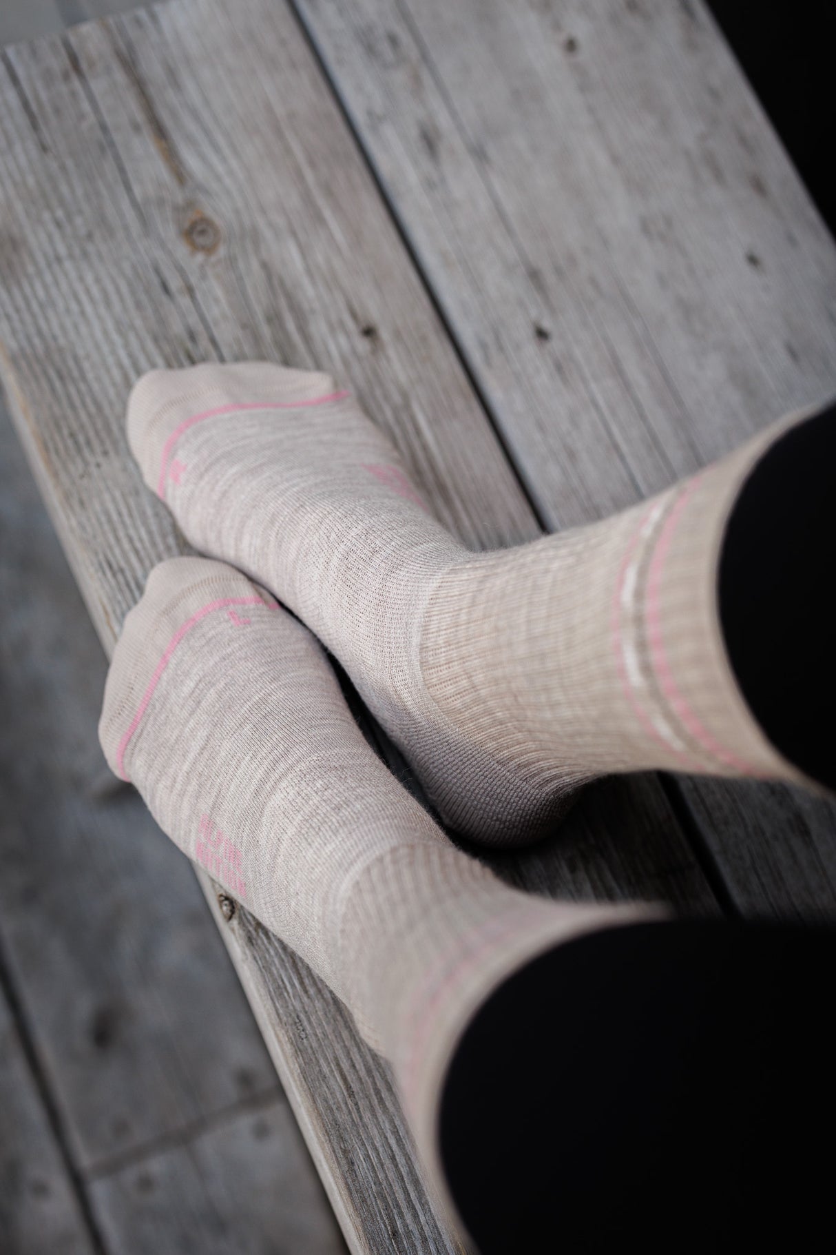 Seceda Light Merino Crew Socks Heather
