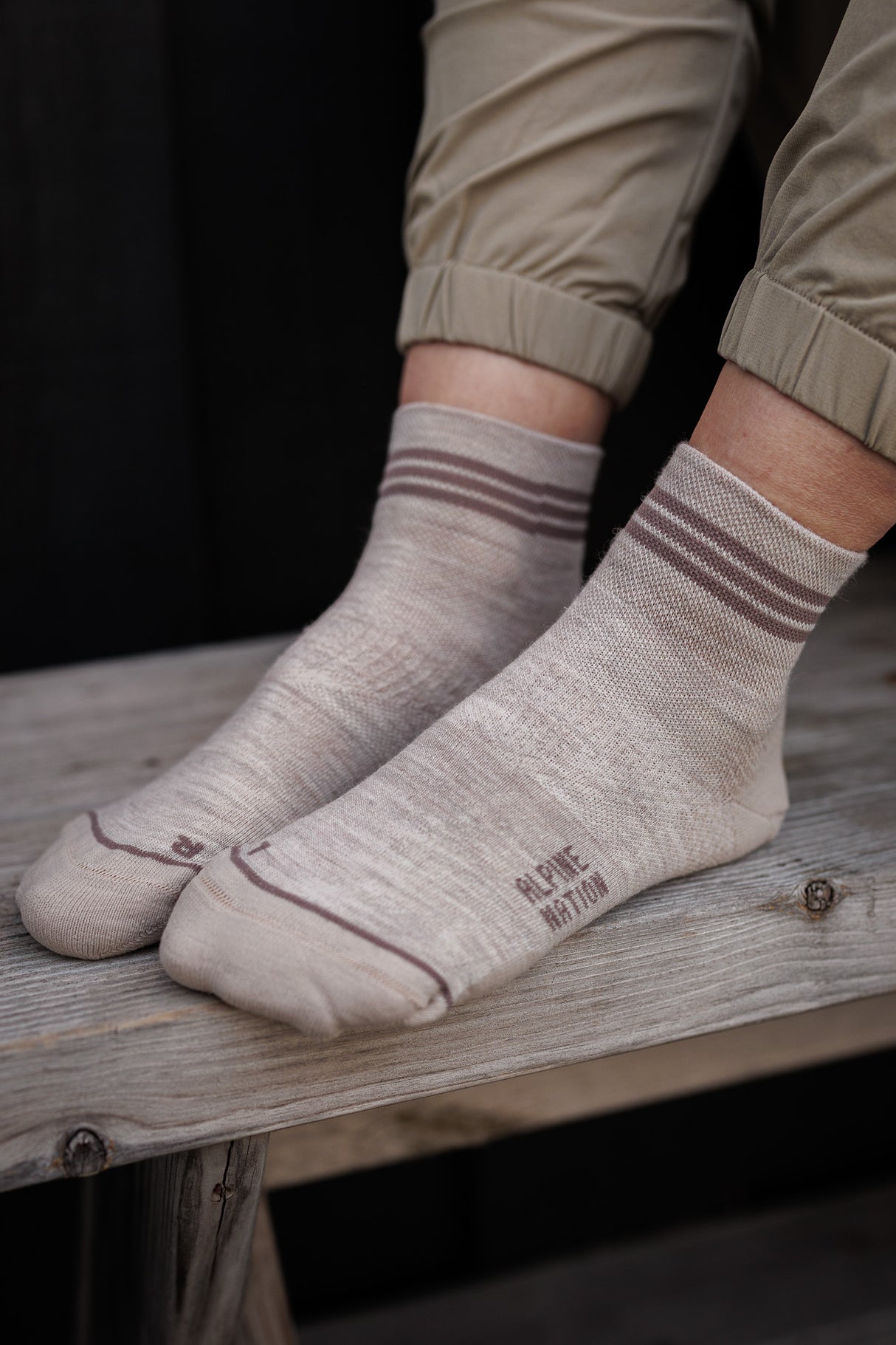 Seceda Light Merino calze mid crew Tulip