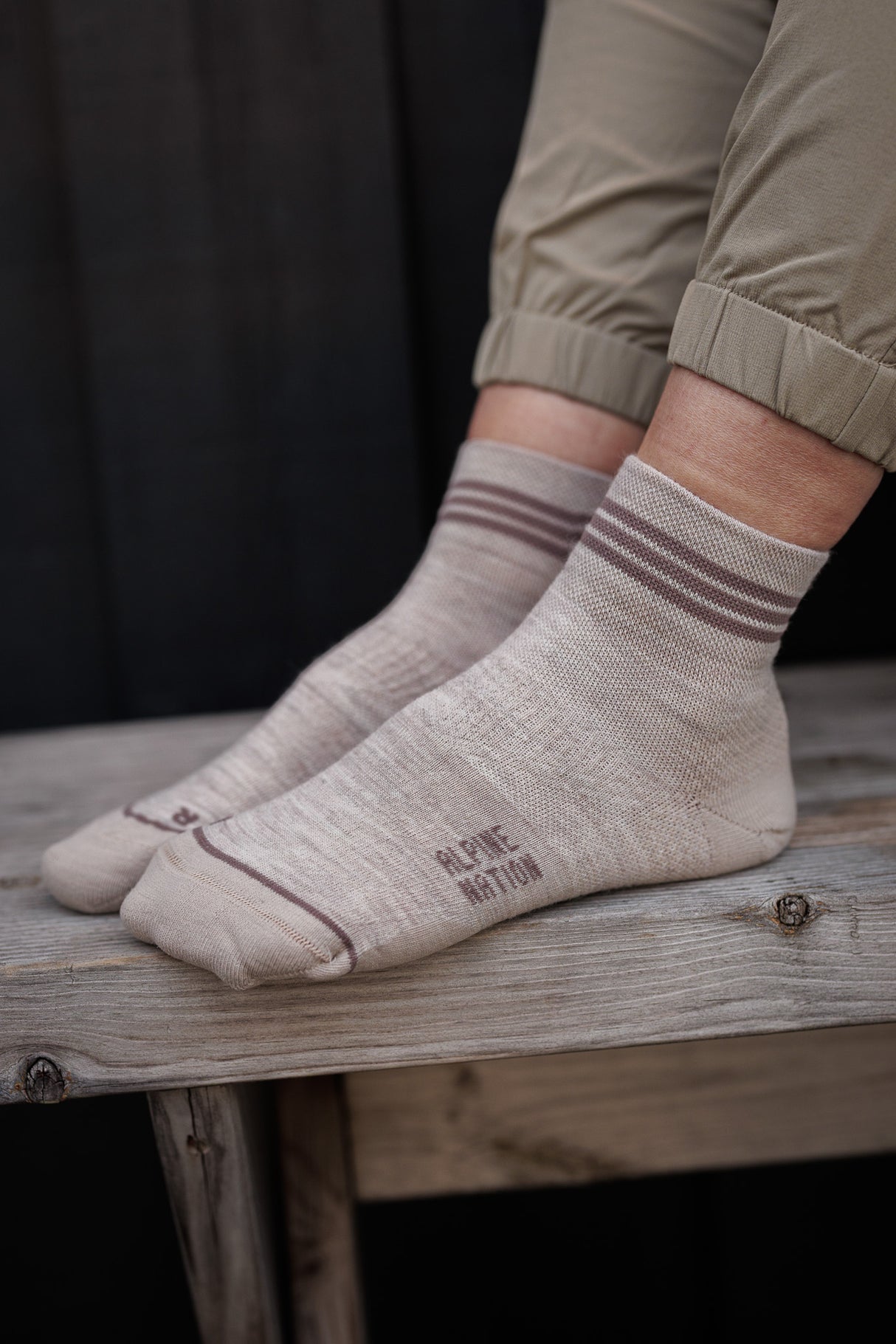 Seceda Light Merino calze mid crew Tulip