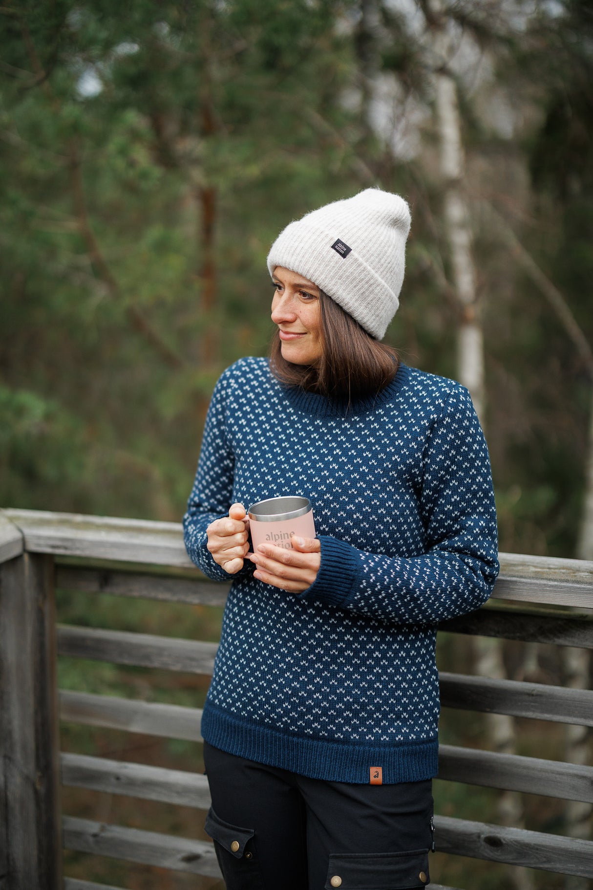 Seceda Knit Sweater - Arctic Blue