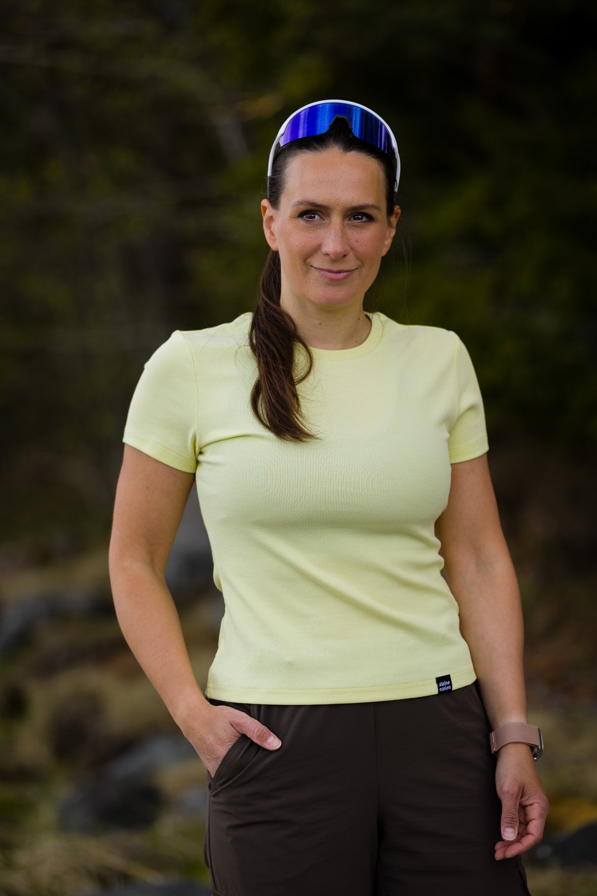 Riva Ribbed T-shirt - Citrus