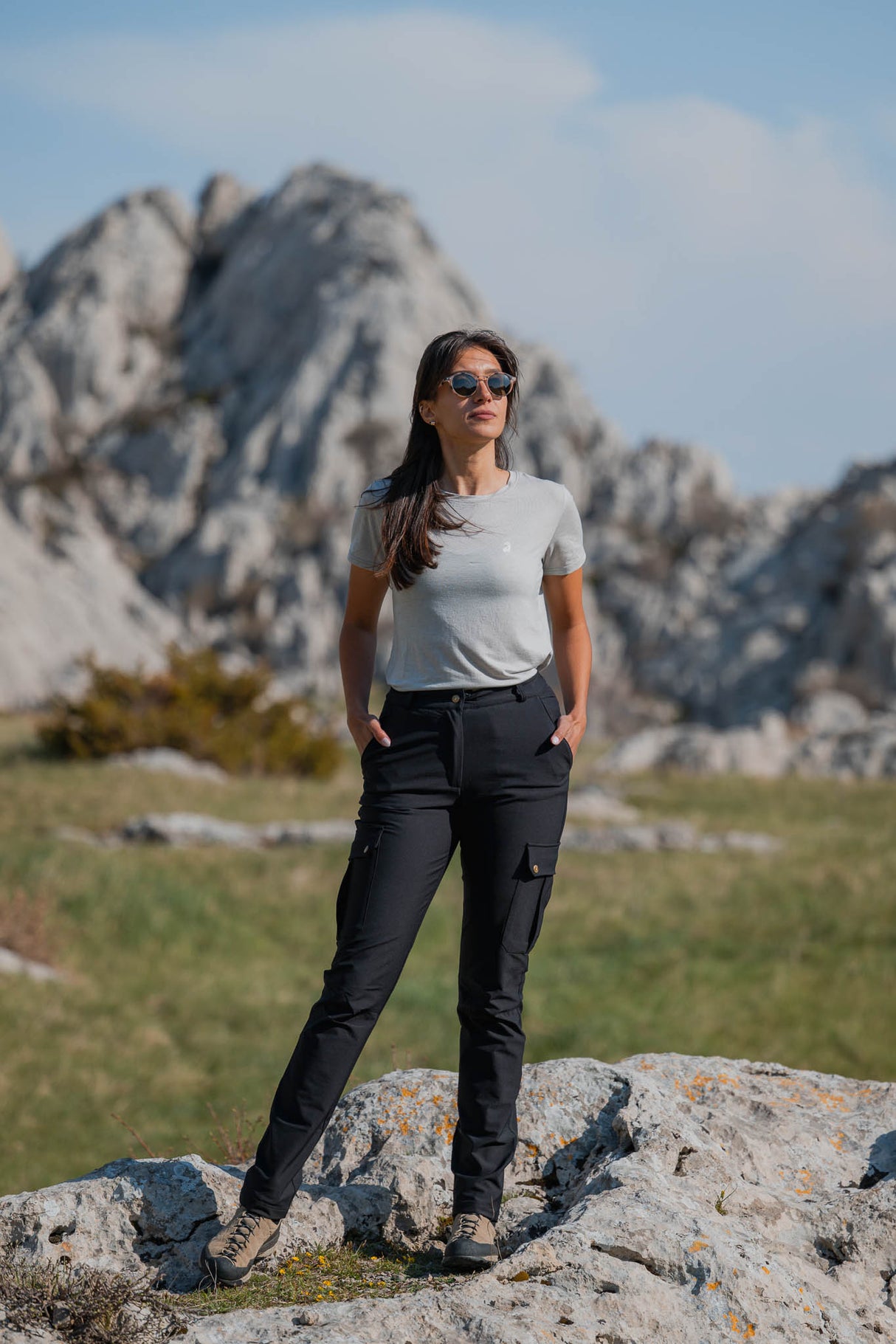Flow Merino Majica Heather Grey
