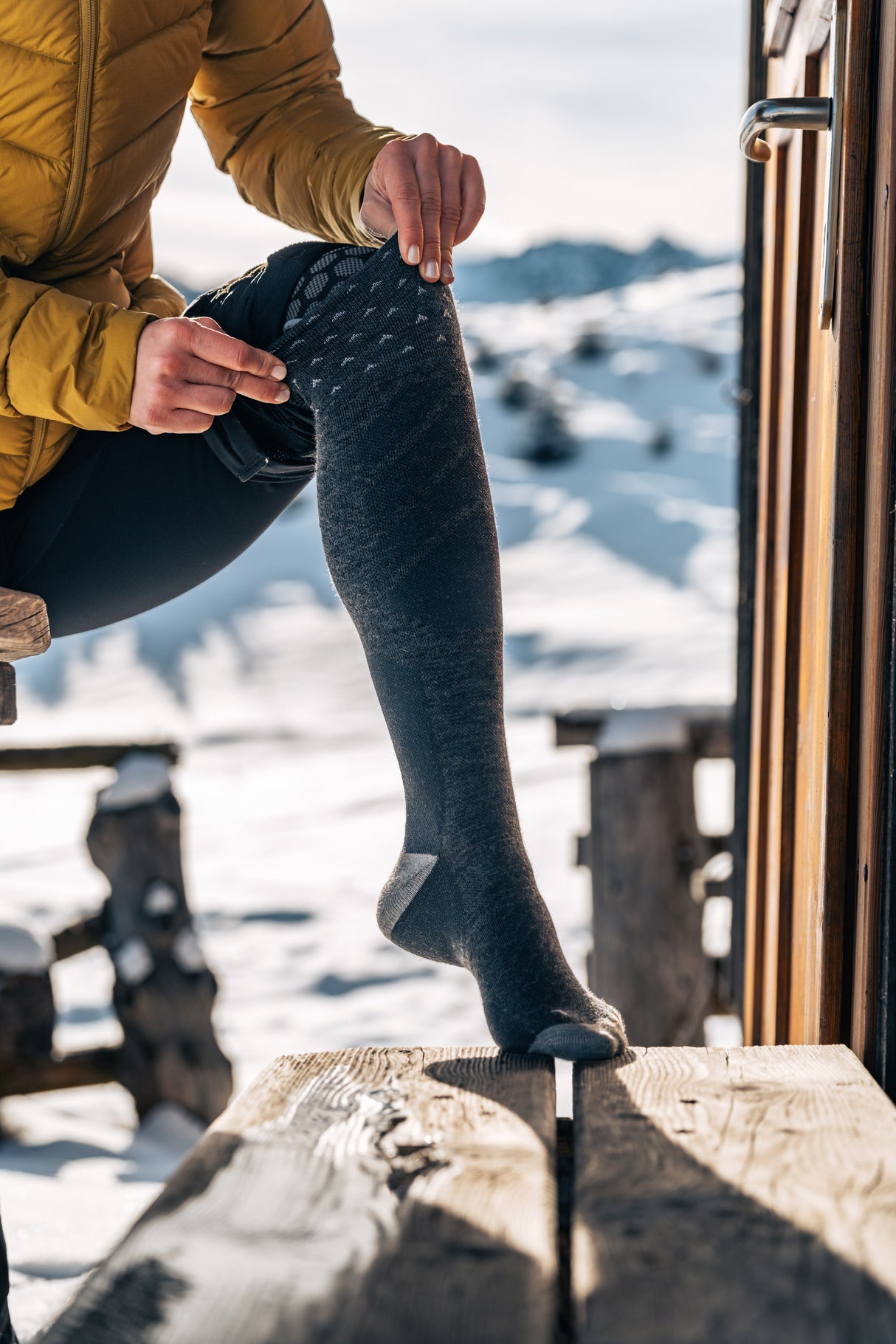 Lappland Merino Socken - Polar Night
