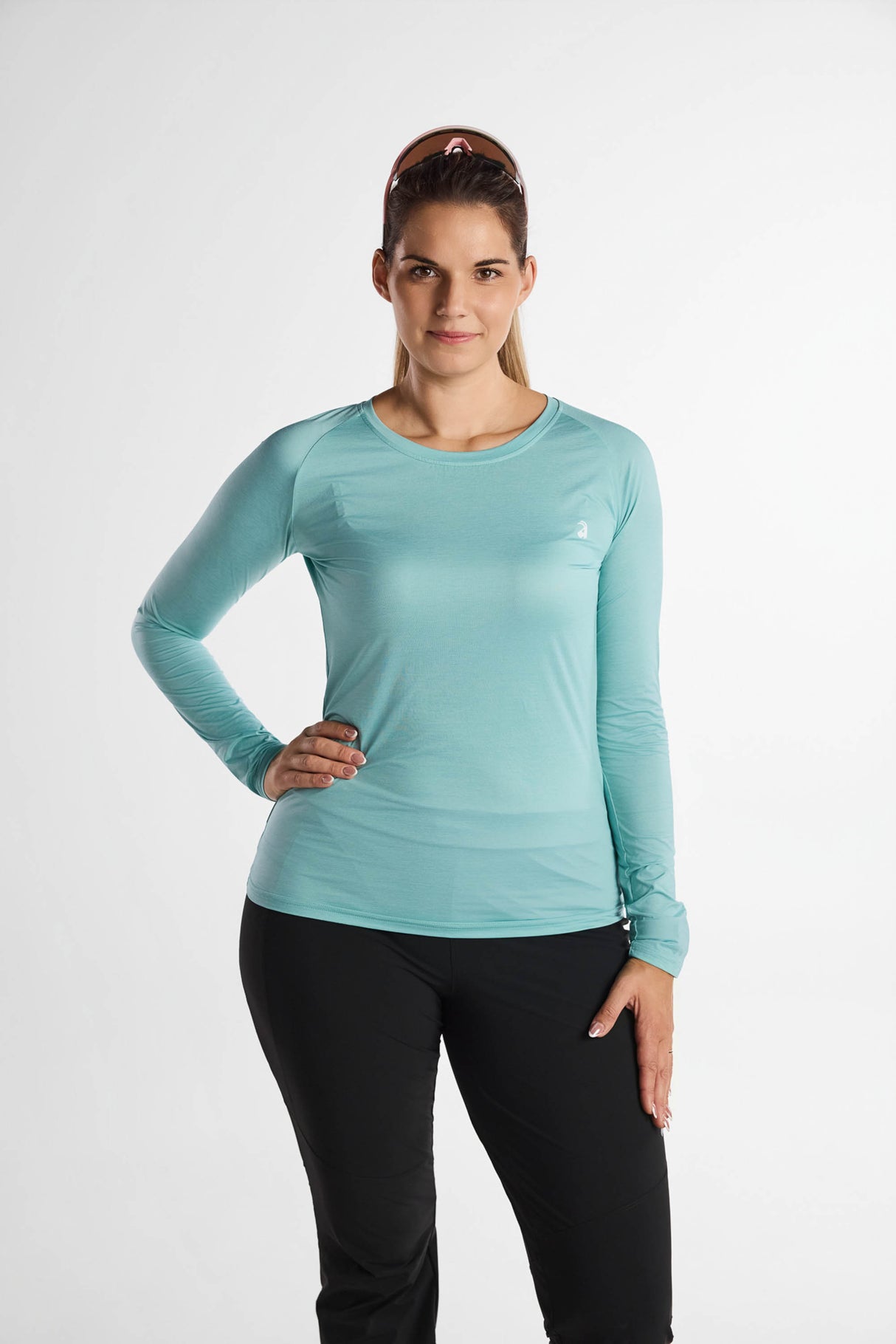 Summit Long Sleeve Tee Glacier