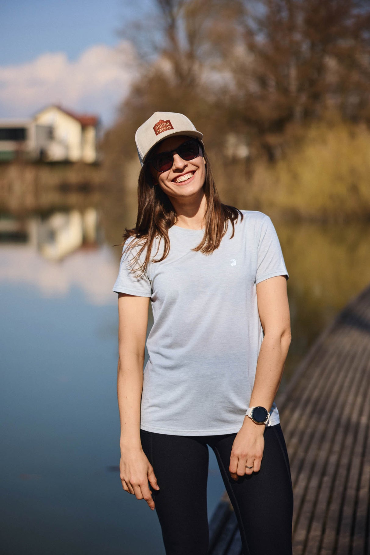 Flow Merino Tee - Heather Grey