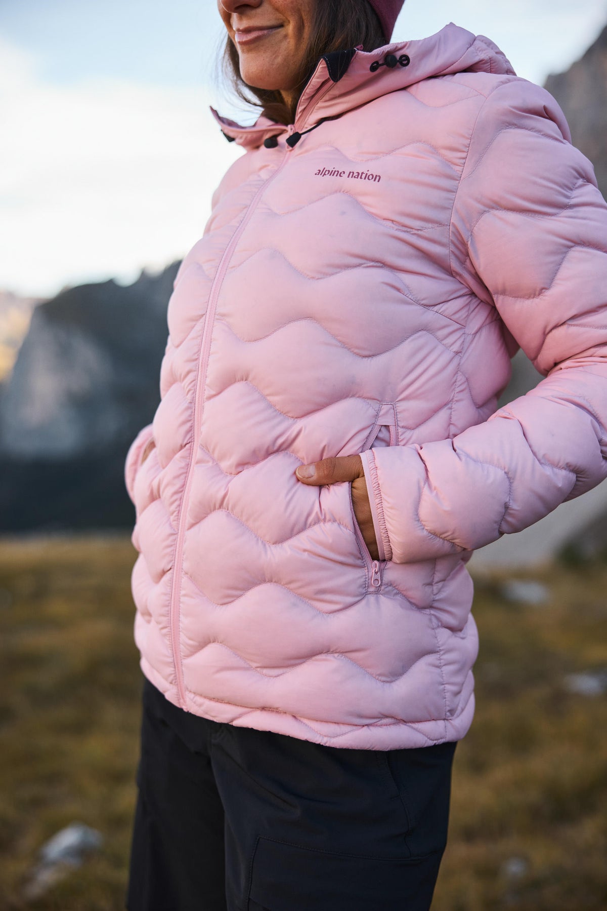 Aurora Down Jacket - Rose