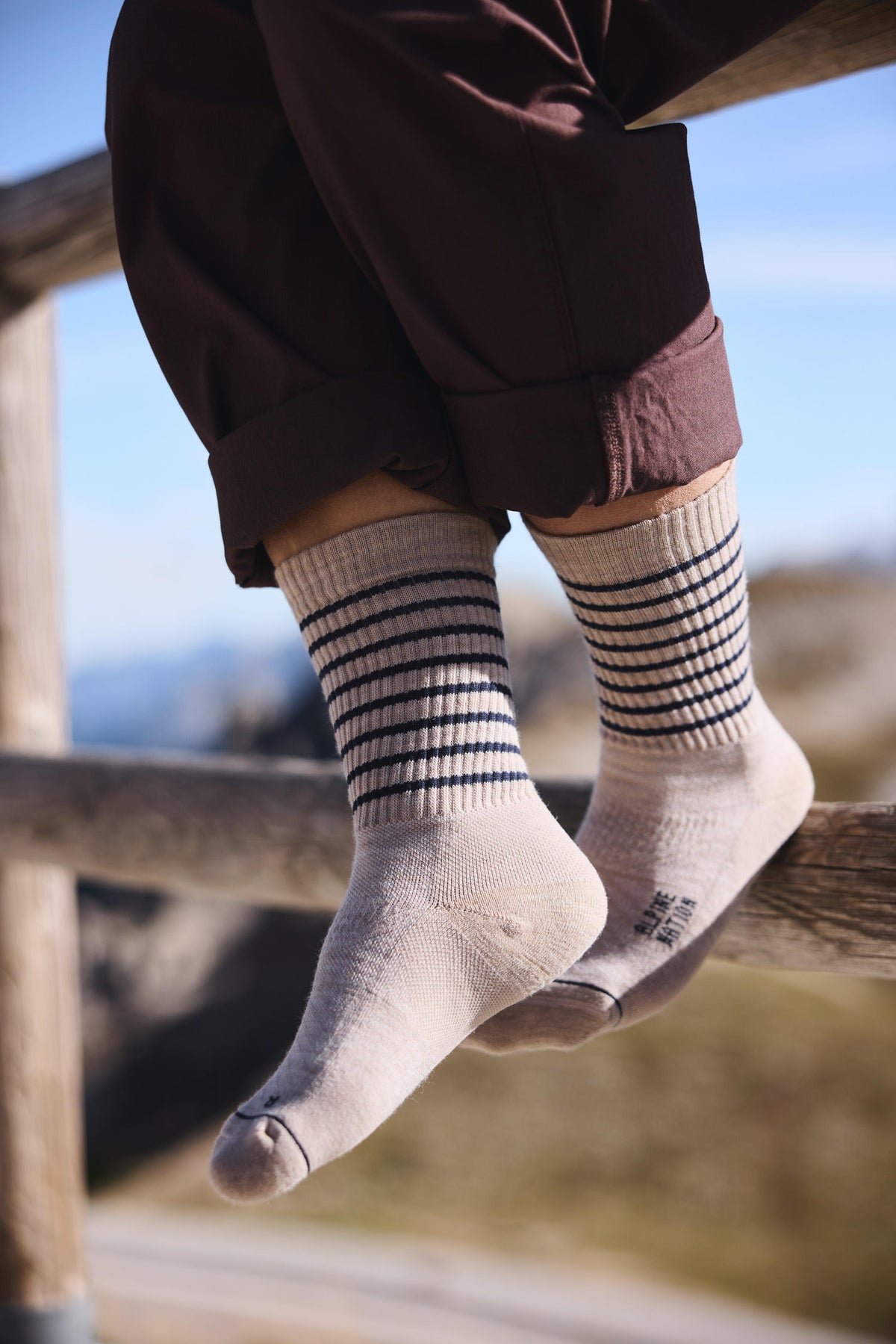 Abisko Merino Socks - Fjord Blue