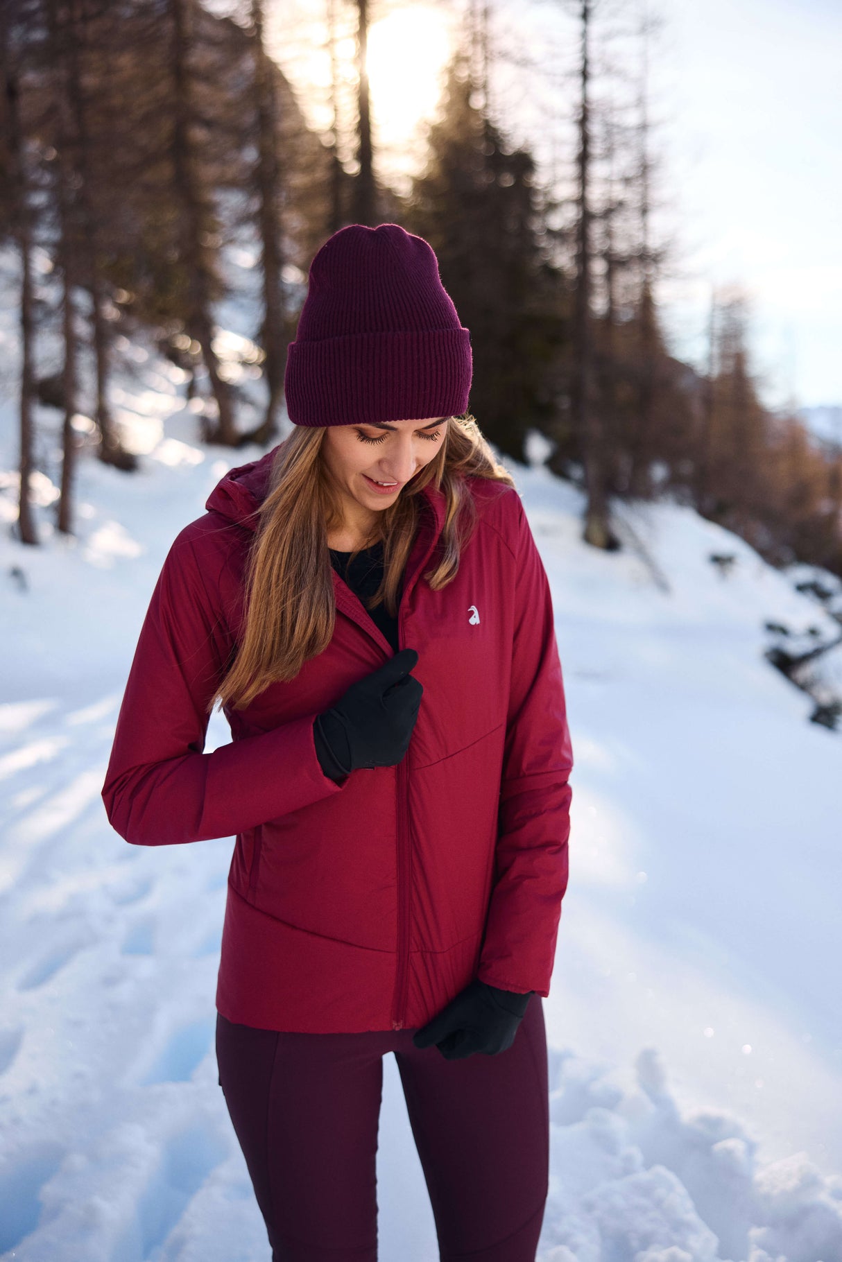 Elevate Insulated Jacket - Ruby