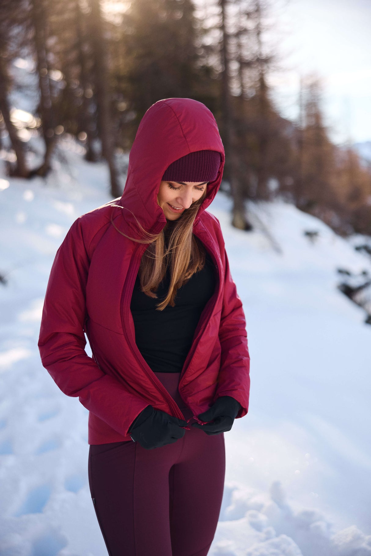 Elevate Isolierte Jacke - Ruby
