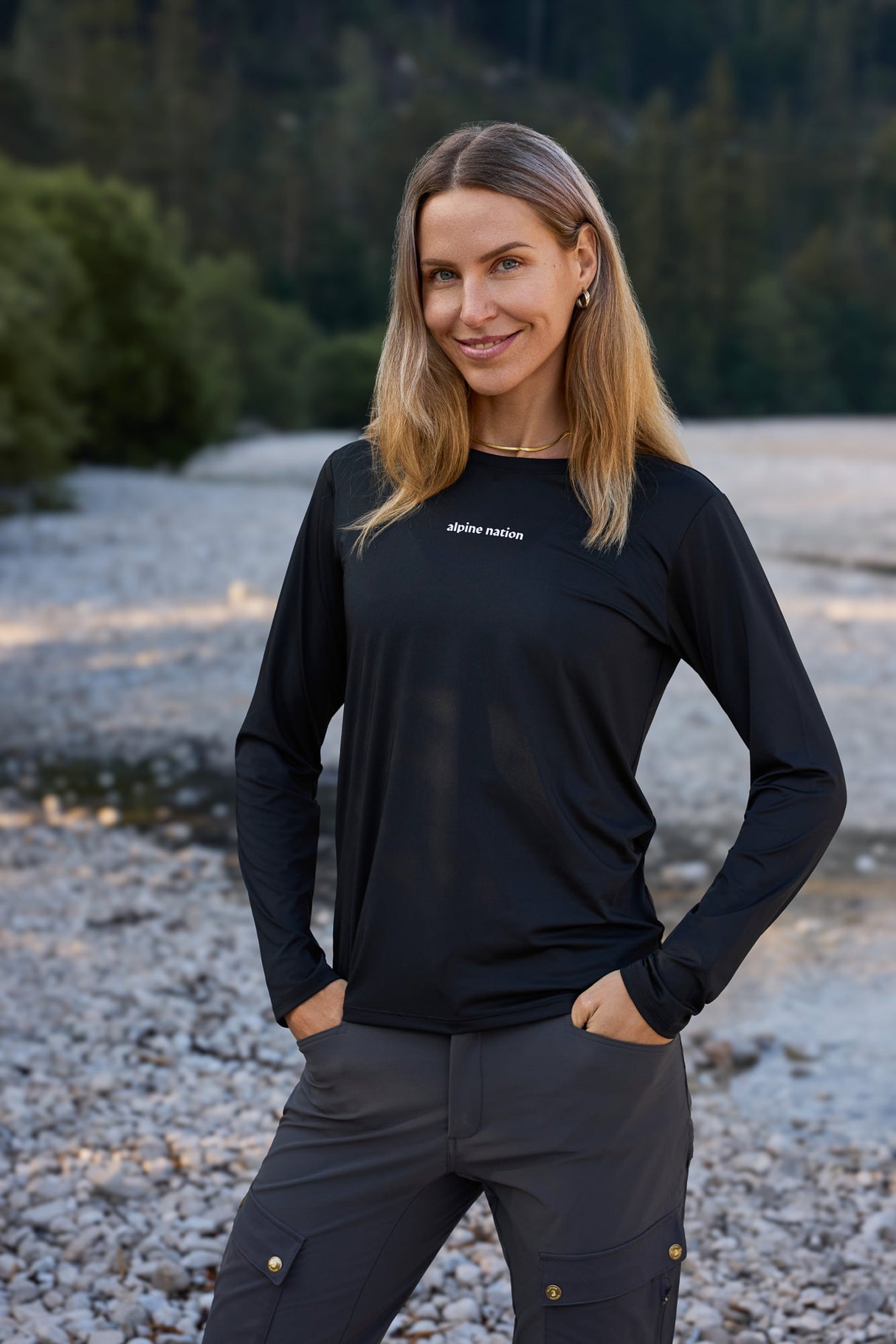 Drift Air Long Sleeve Tee Eclipse