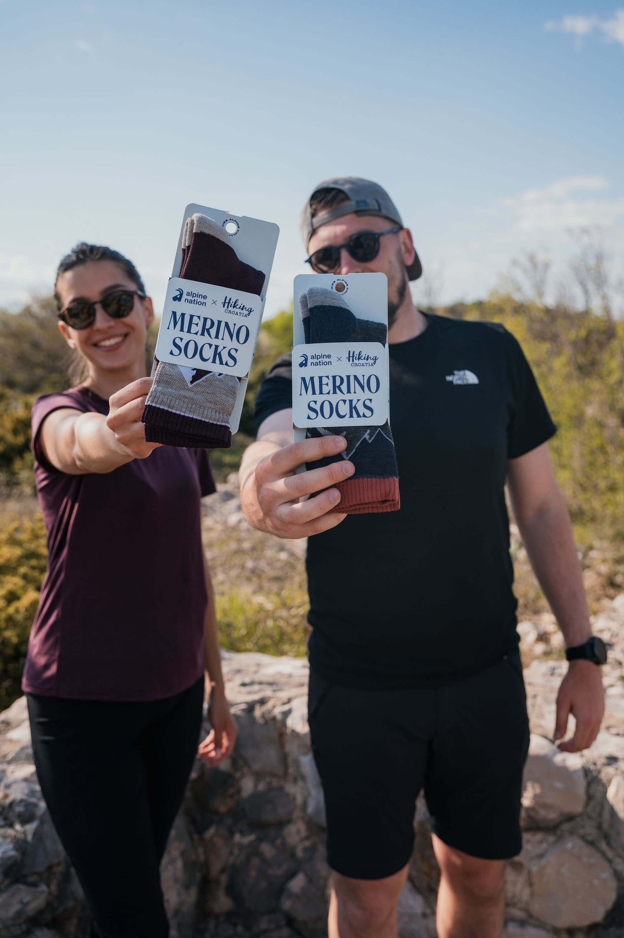 Abisko Merino Socks - Blue Horizon