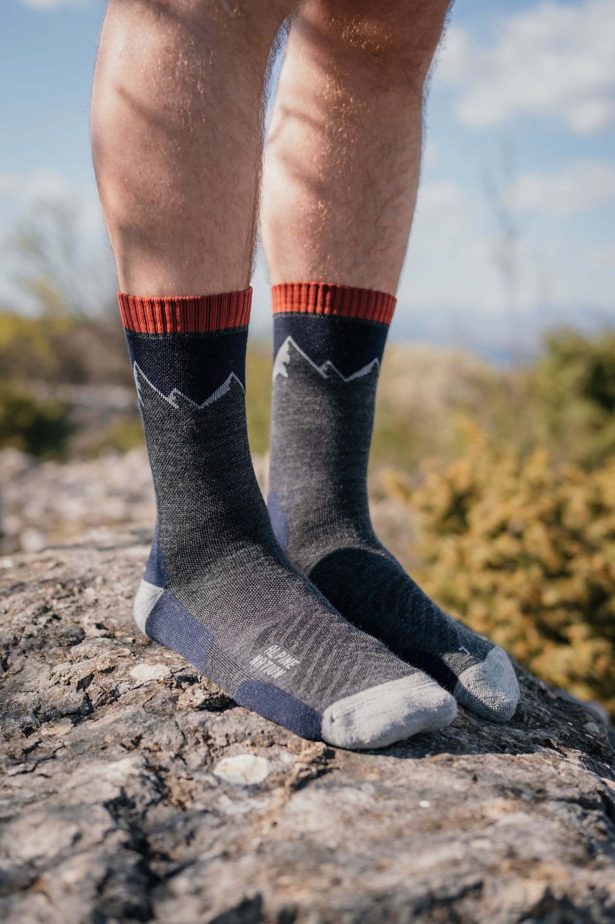 Abisko Merino Socks - Blue Horizon