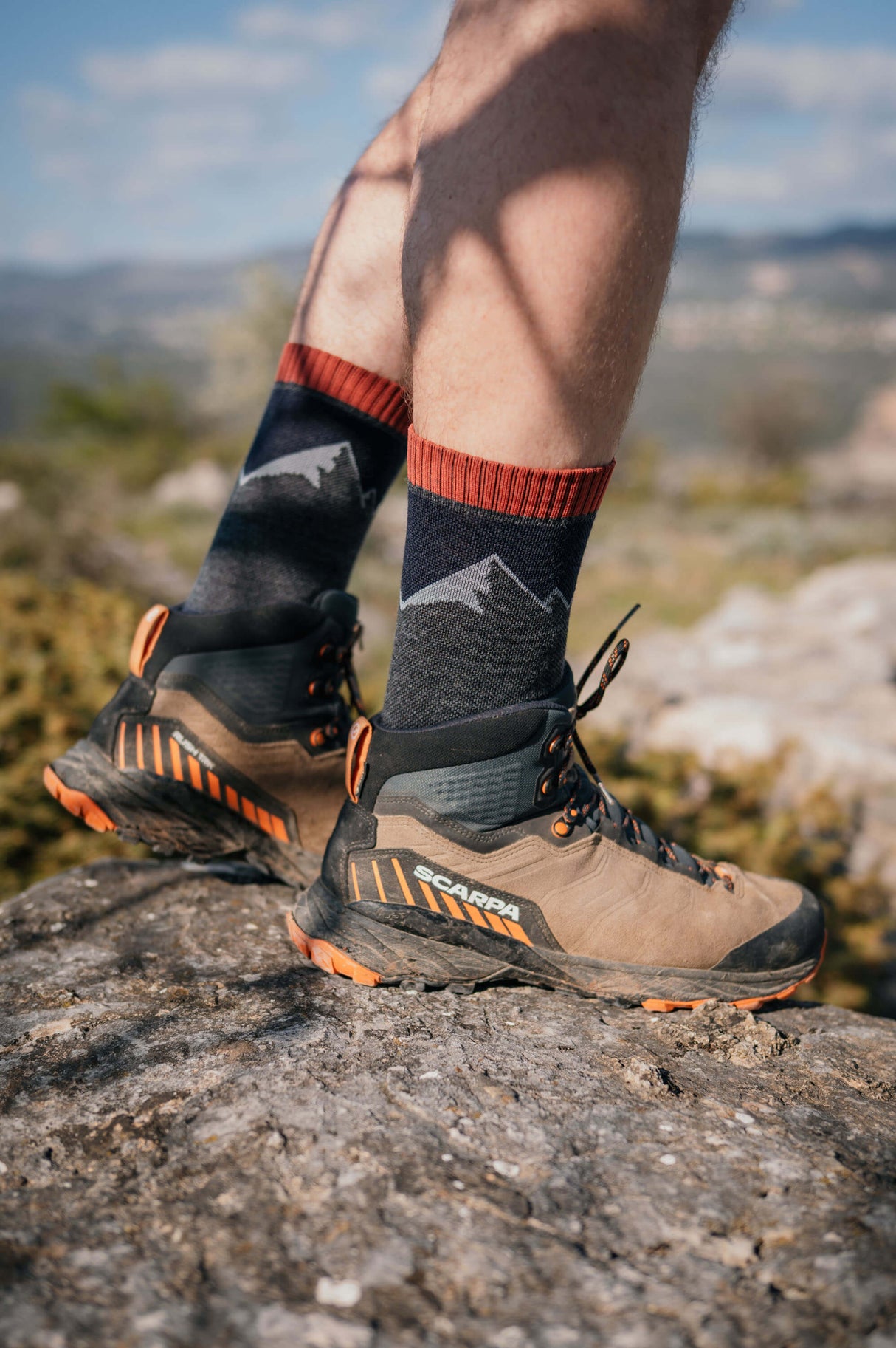 Abisko Merino Socks - Blue Horizon