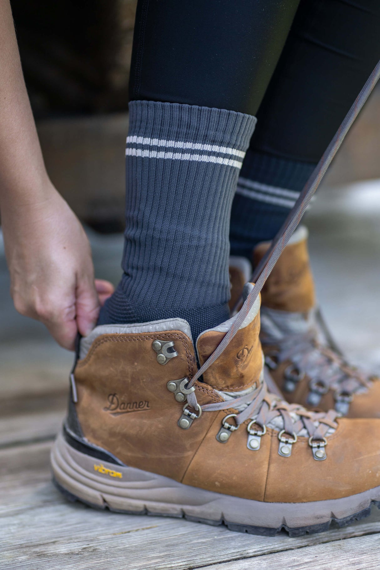 Summit Crew Wandersocken - Graphite