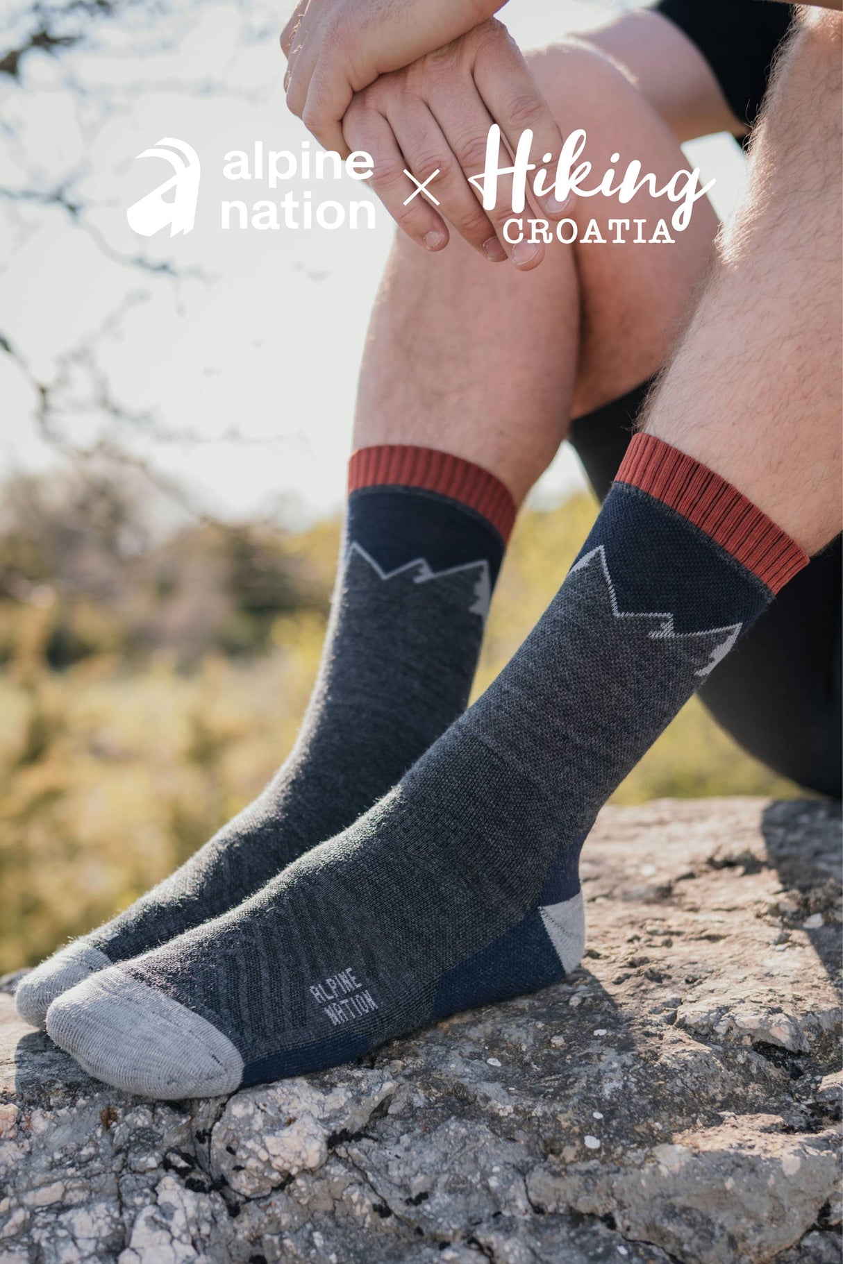 Abisko Merino Socks - Blue Horizon