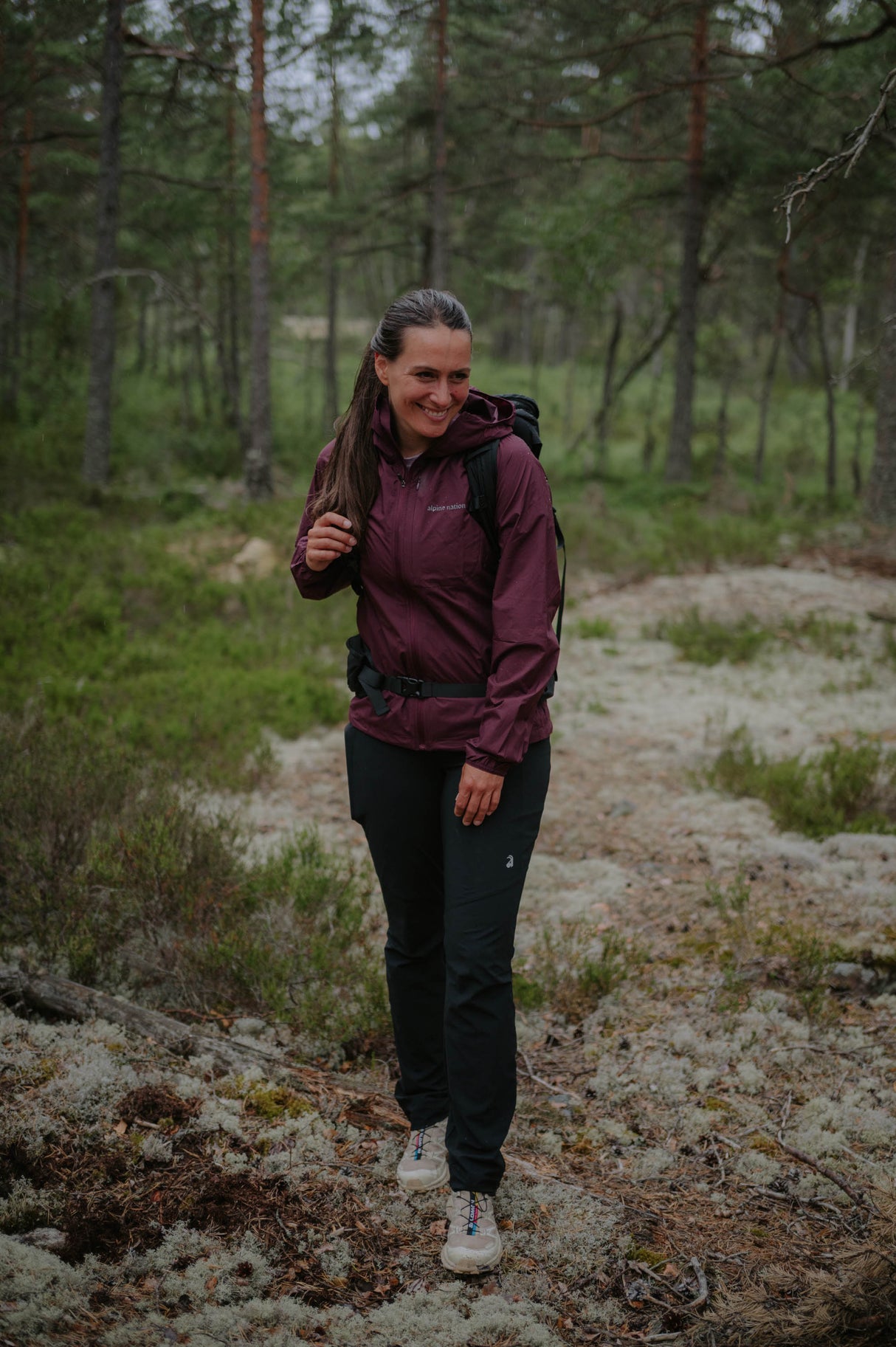 Aerial Jacket - Mulberry