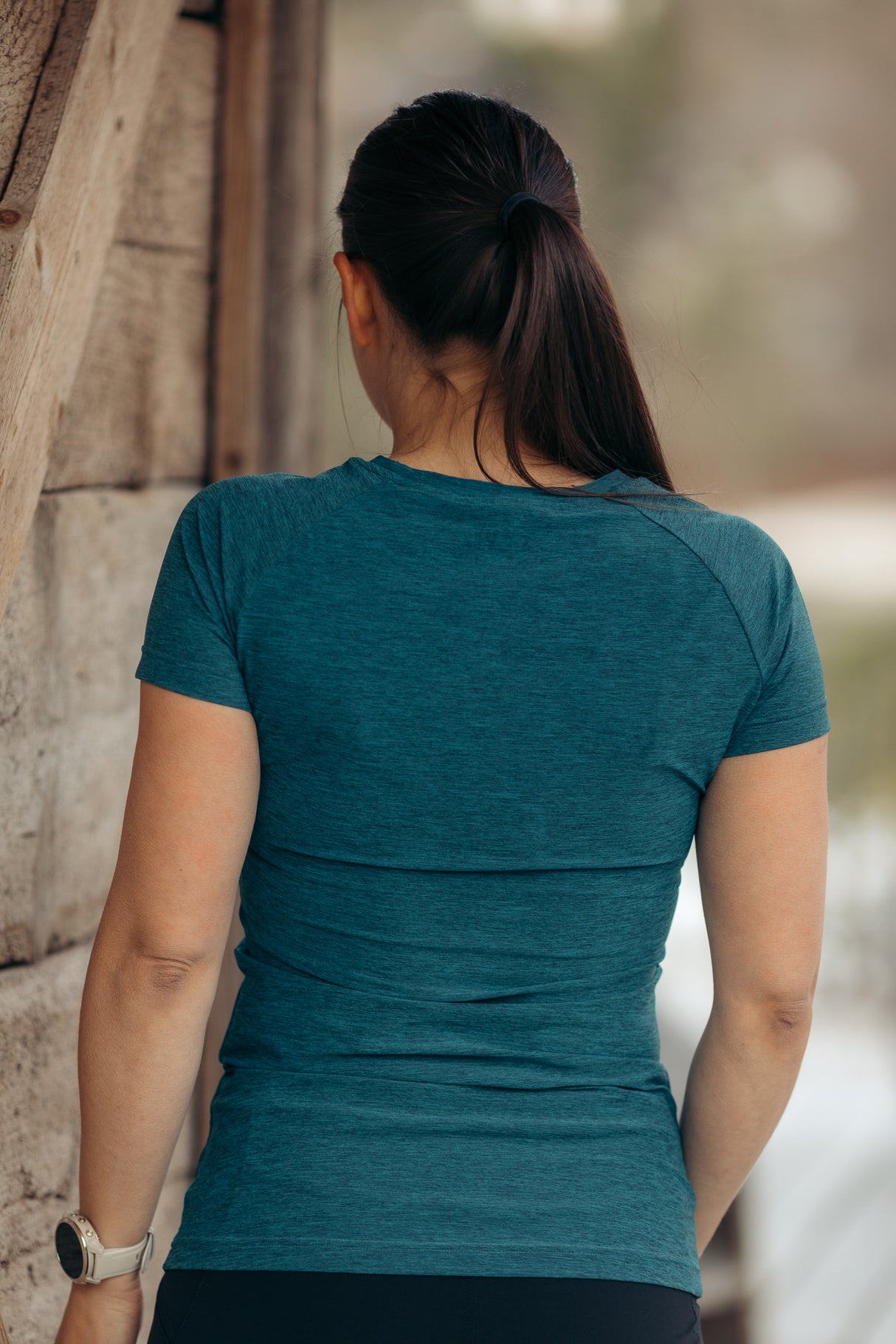 Summit T-shirt a maniche corte Teal Green