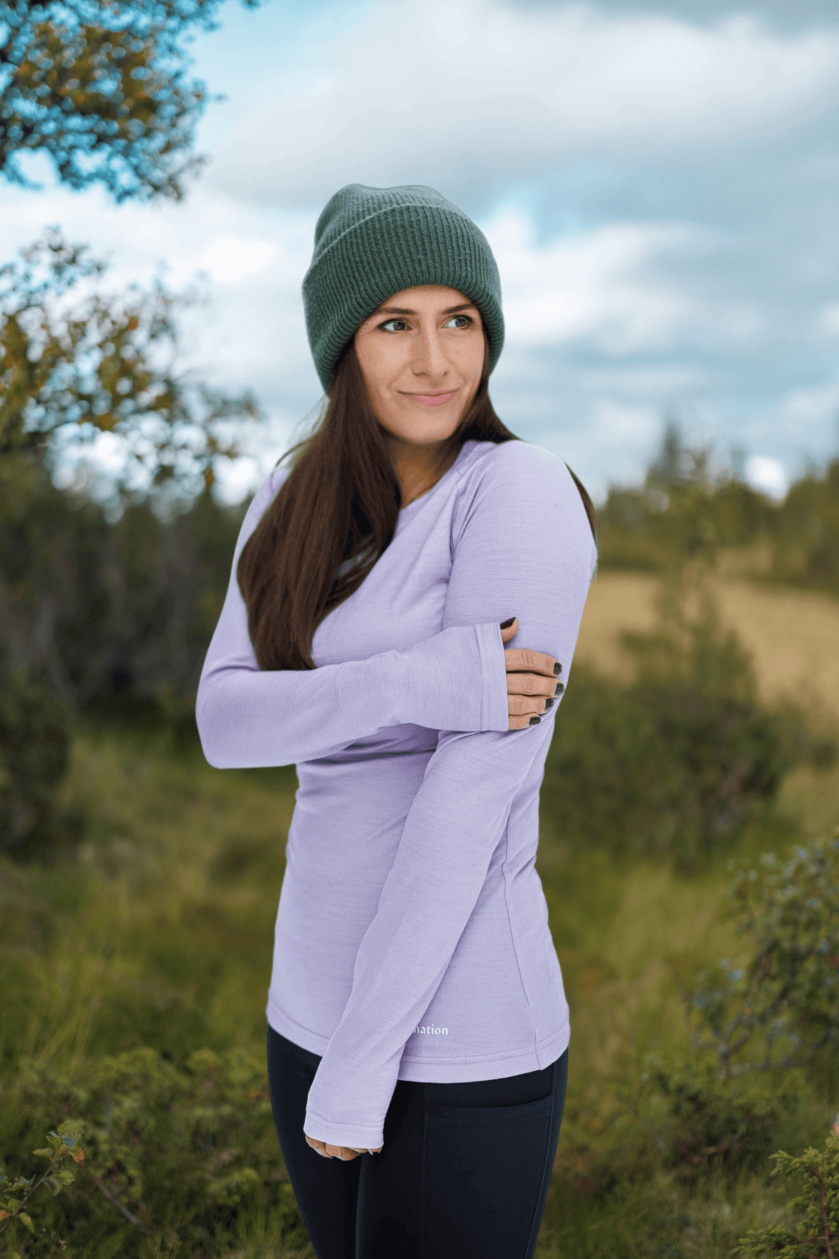 Merino Long Sleeve Tee Lilly