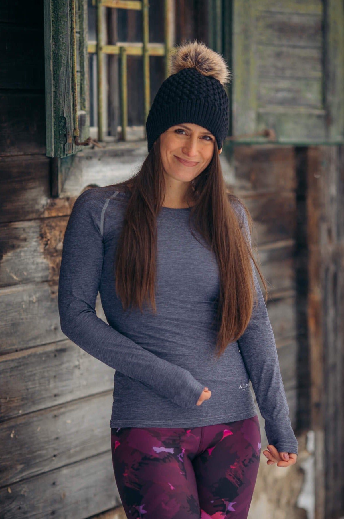 Summit Long Sleeve Tee Steel Grey