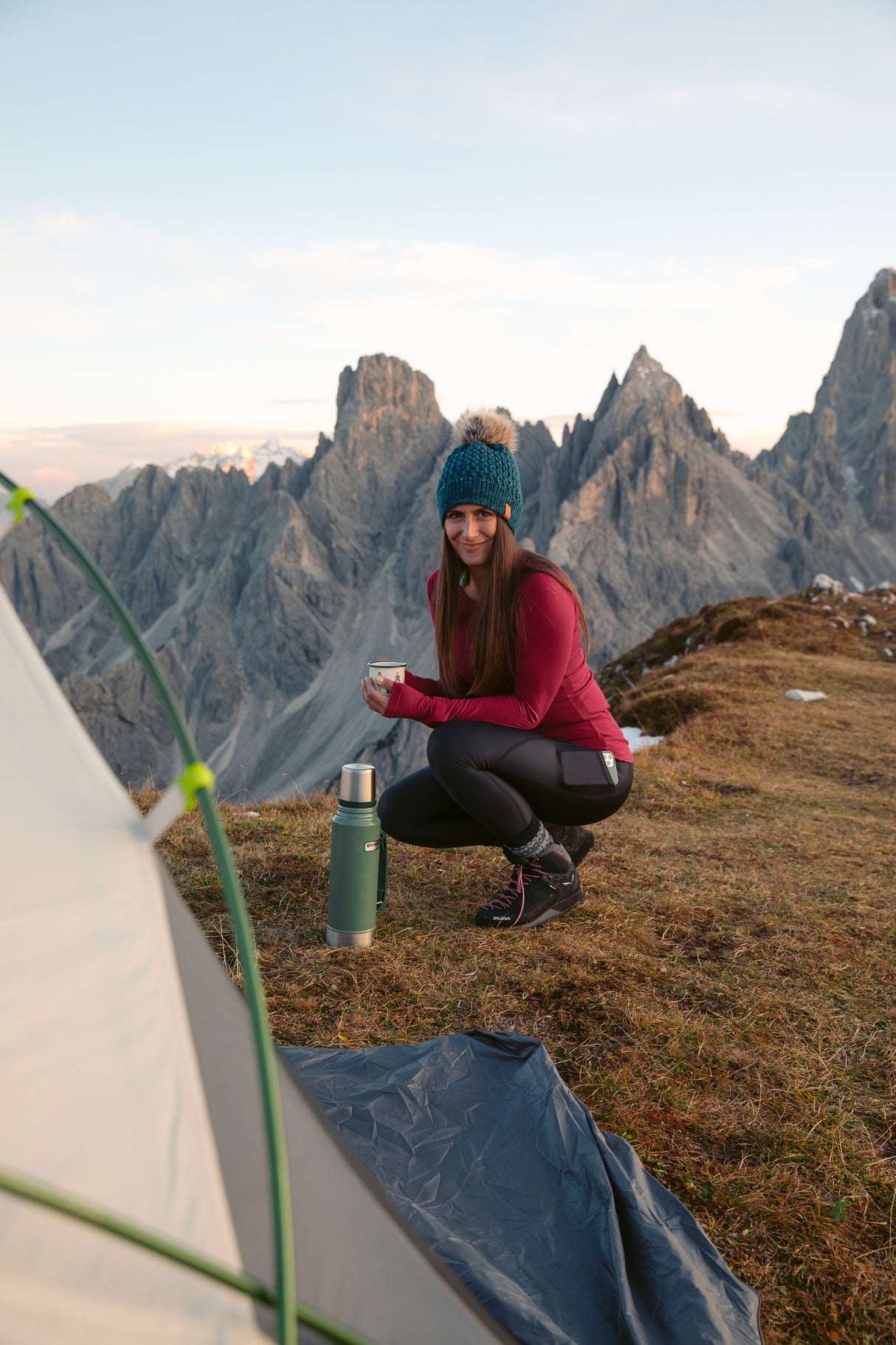 Berretto blu Moraine