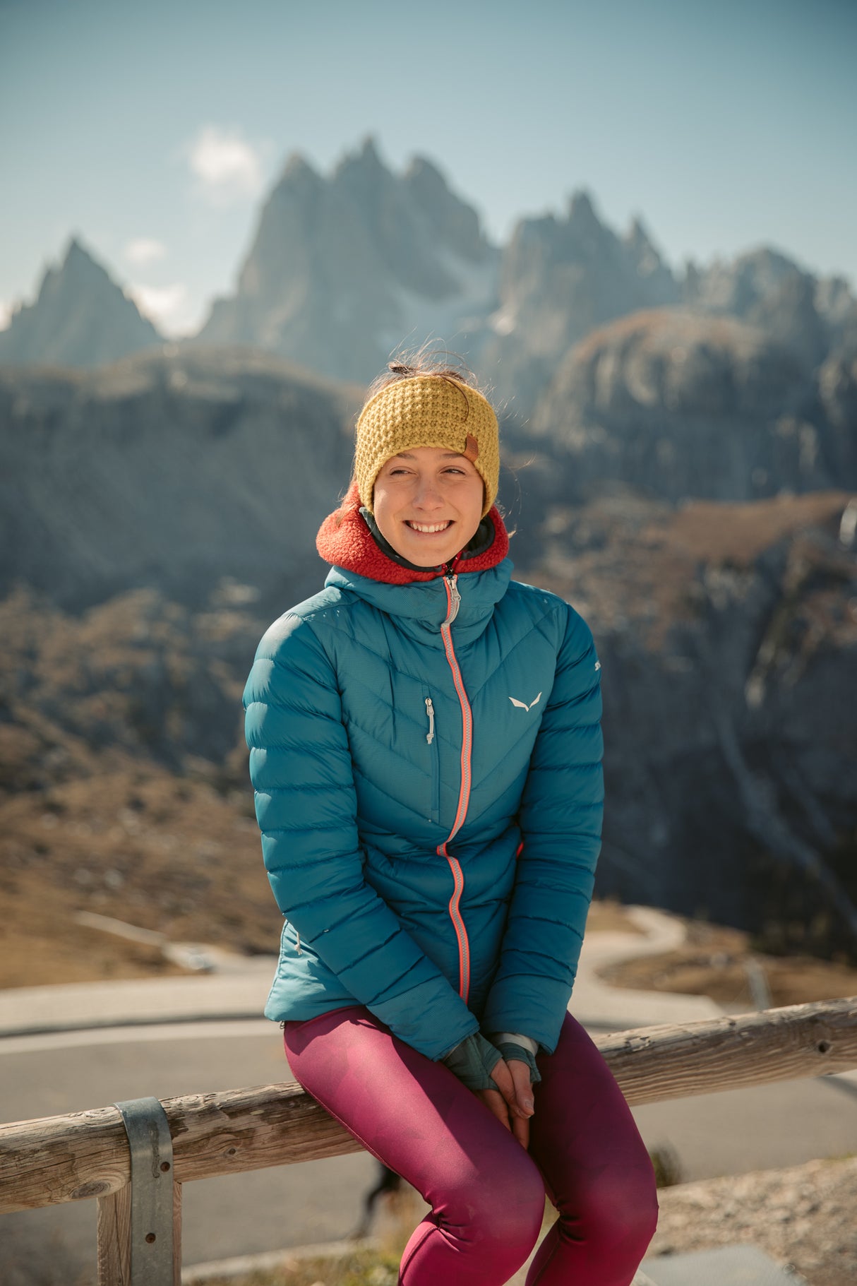 Larch Yellow Gestricktes Stirnband