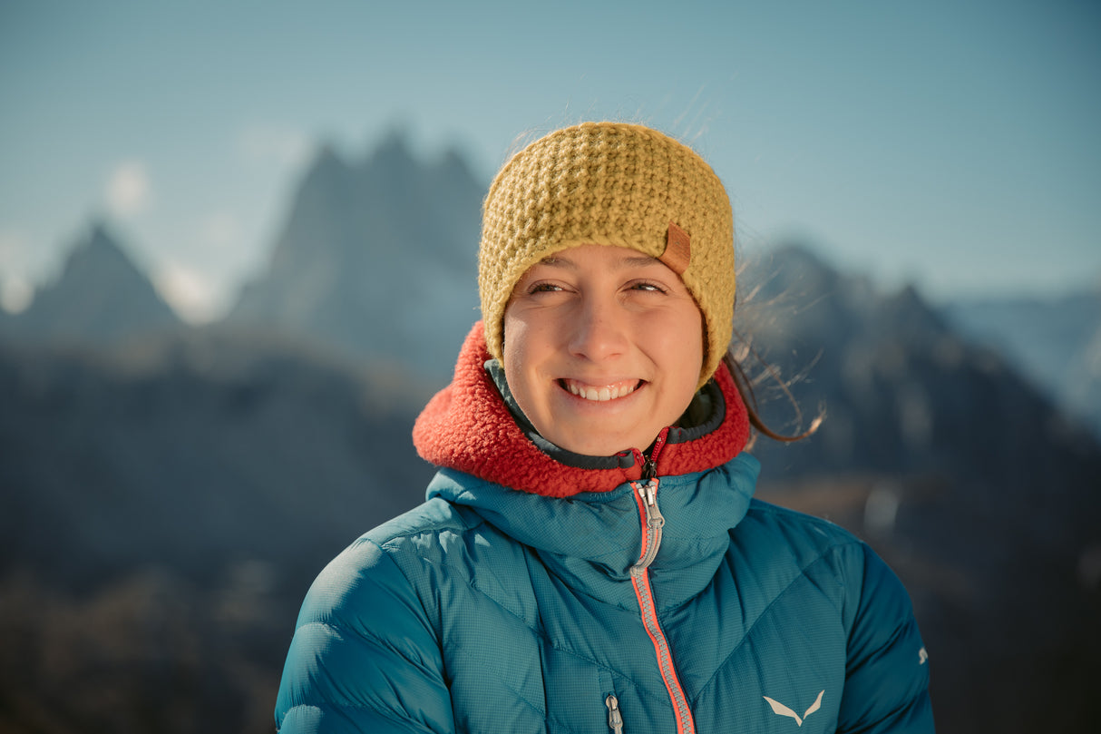 Larch Yellow Gestricktes Stirnband