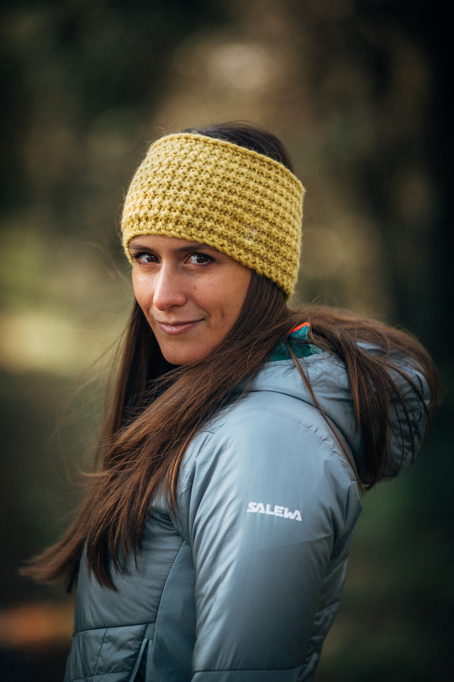 Larch Yellow Gestricktes Stirnband