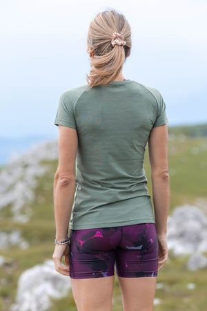 Summit majica s kratkimi rokavi Fern Green