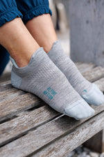 Seceda Light Merino Low Ankle Socks Smoke