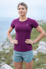 Summit Short Sleeve Tee Wild Berry