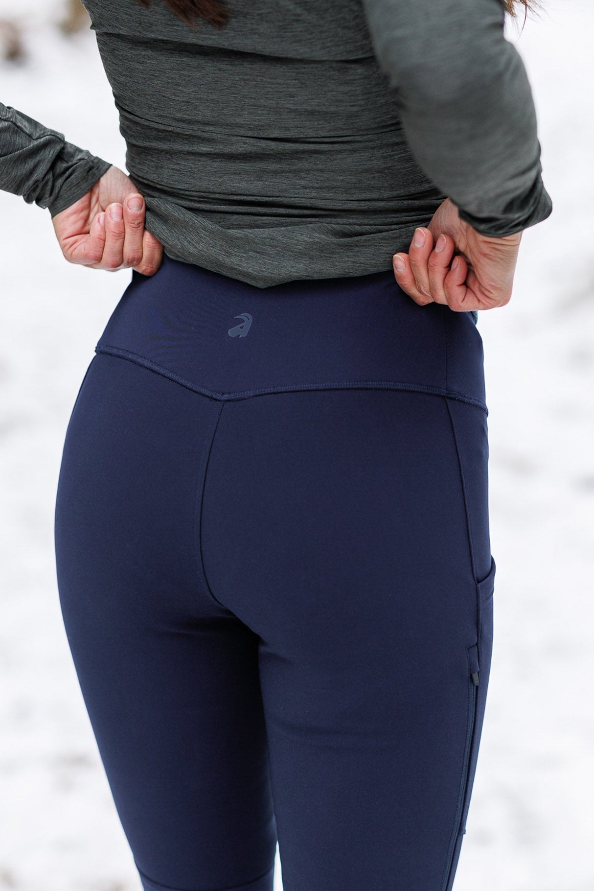 APEX Winter Pocket Leggings Navy