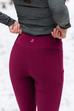 APEX Winter Pocket Leggings Magenta