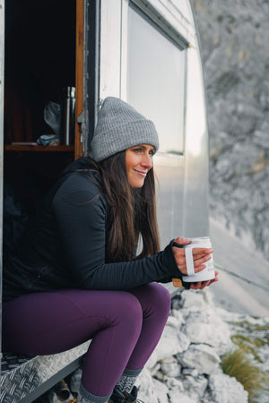 Cosy Cuffed Beanie - Stone Grey