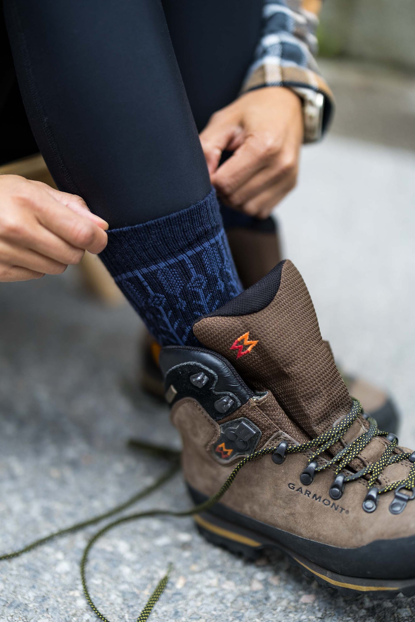 Abisko Merino Socks - Polar Blue