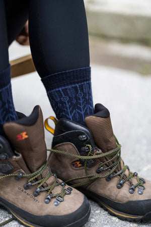 Abisko Merino Socks - Polar Blue