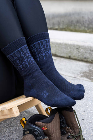 Abisko Merino Socks - Polar Blue