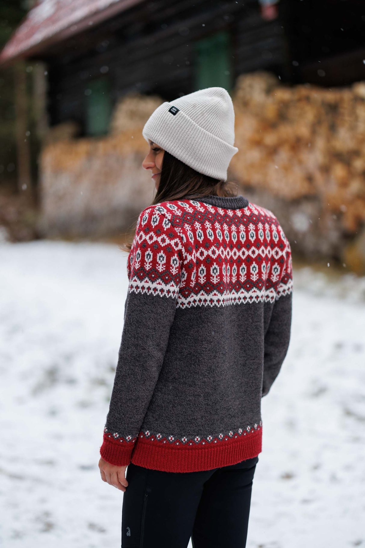 Svalbard Knit Sweater - Winterberry