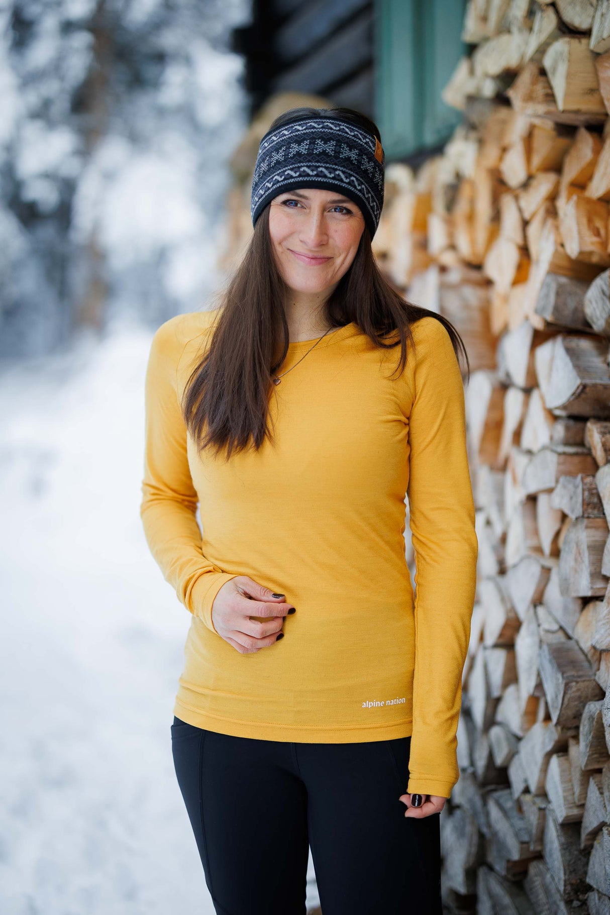 Merino Long Sleeve Tee Dandelion