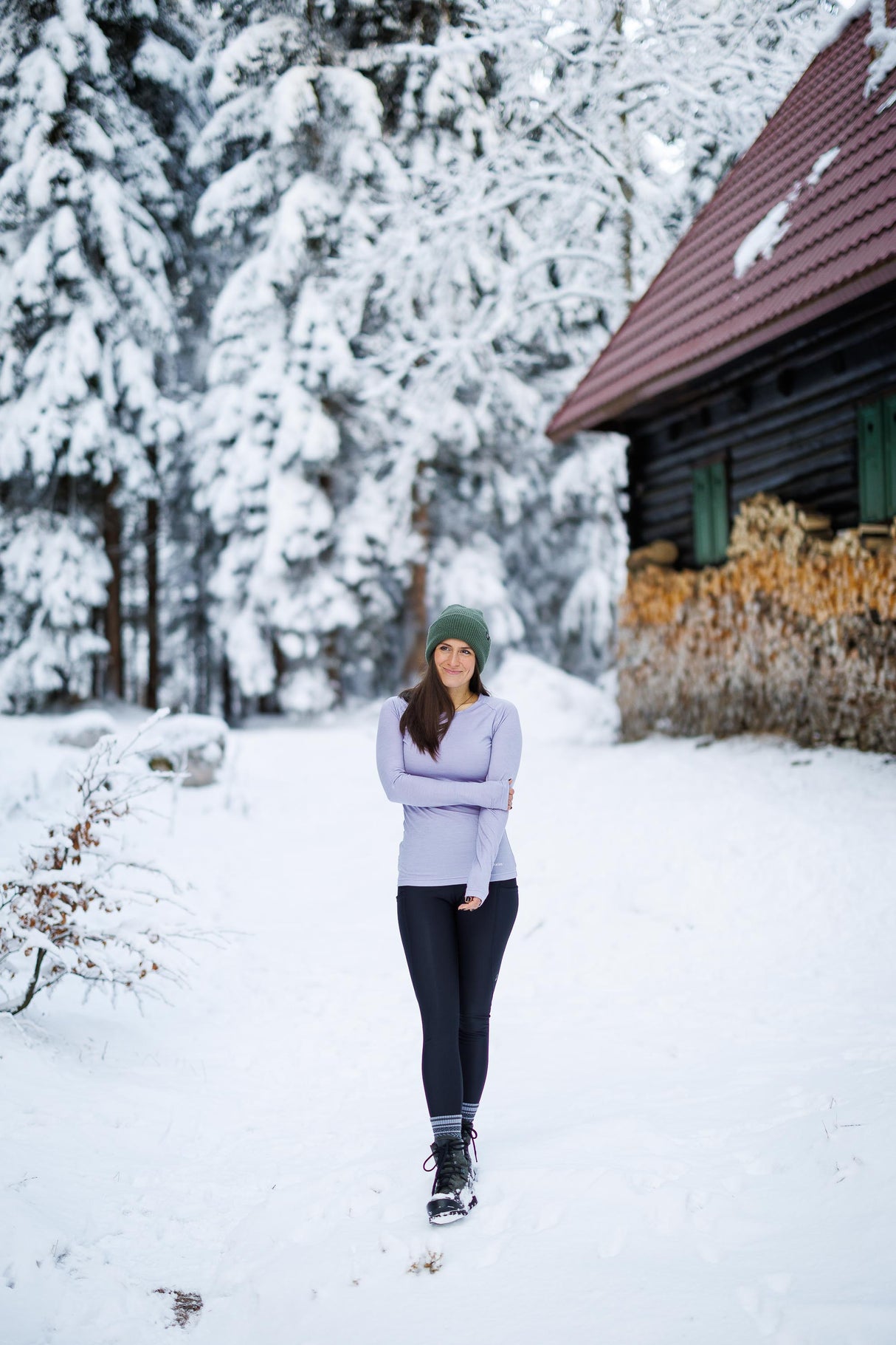 Merino Long Sleeve Tee Lilly