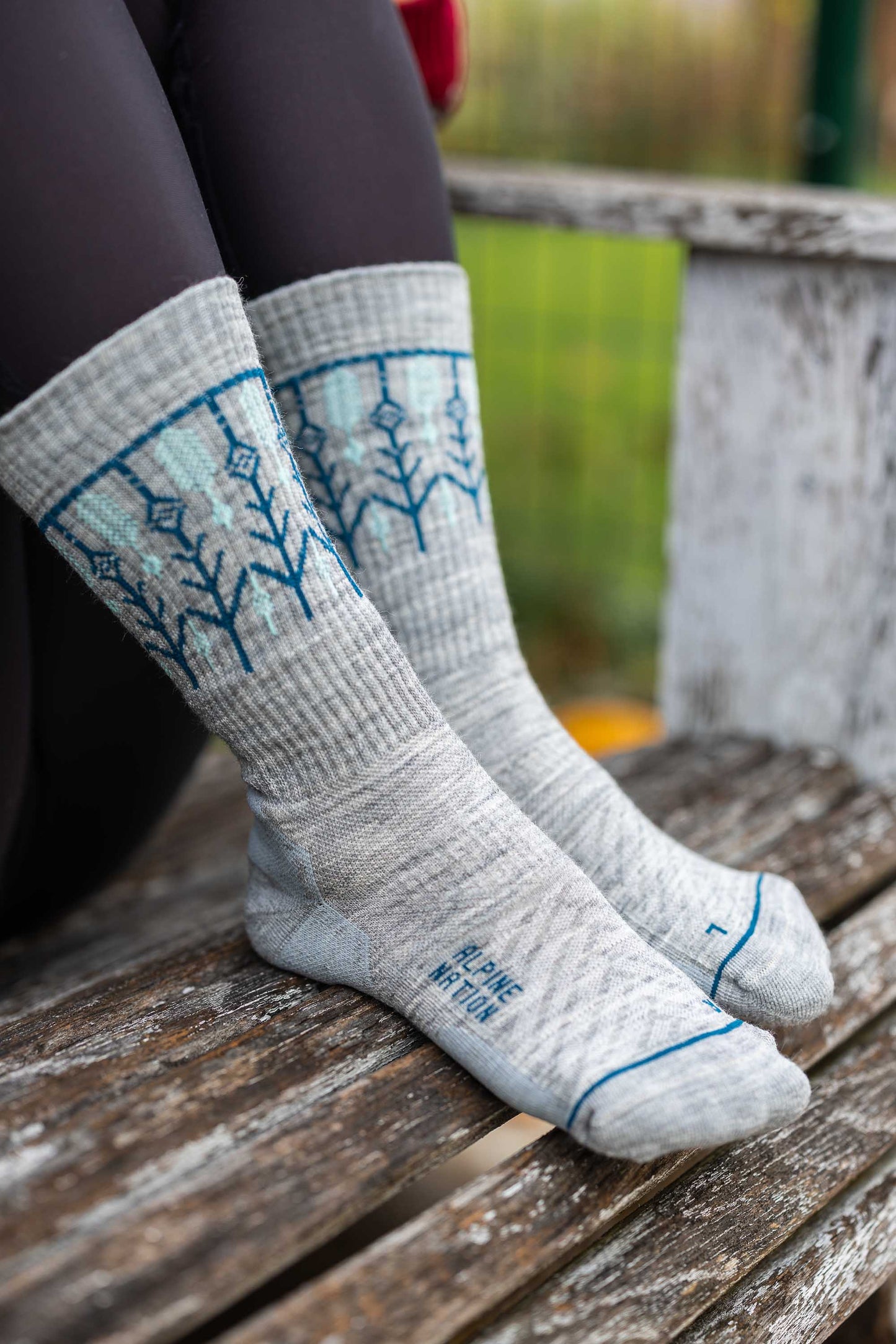 Abisko Wandersocken aus Merinowolle - Frost