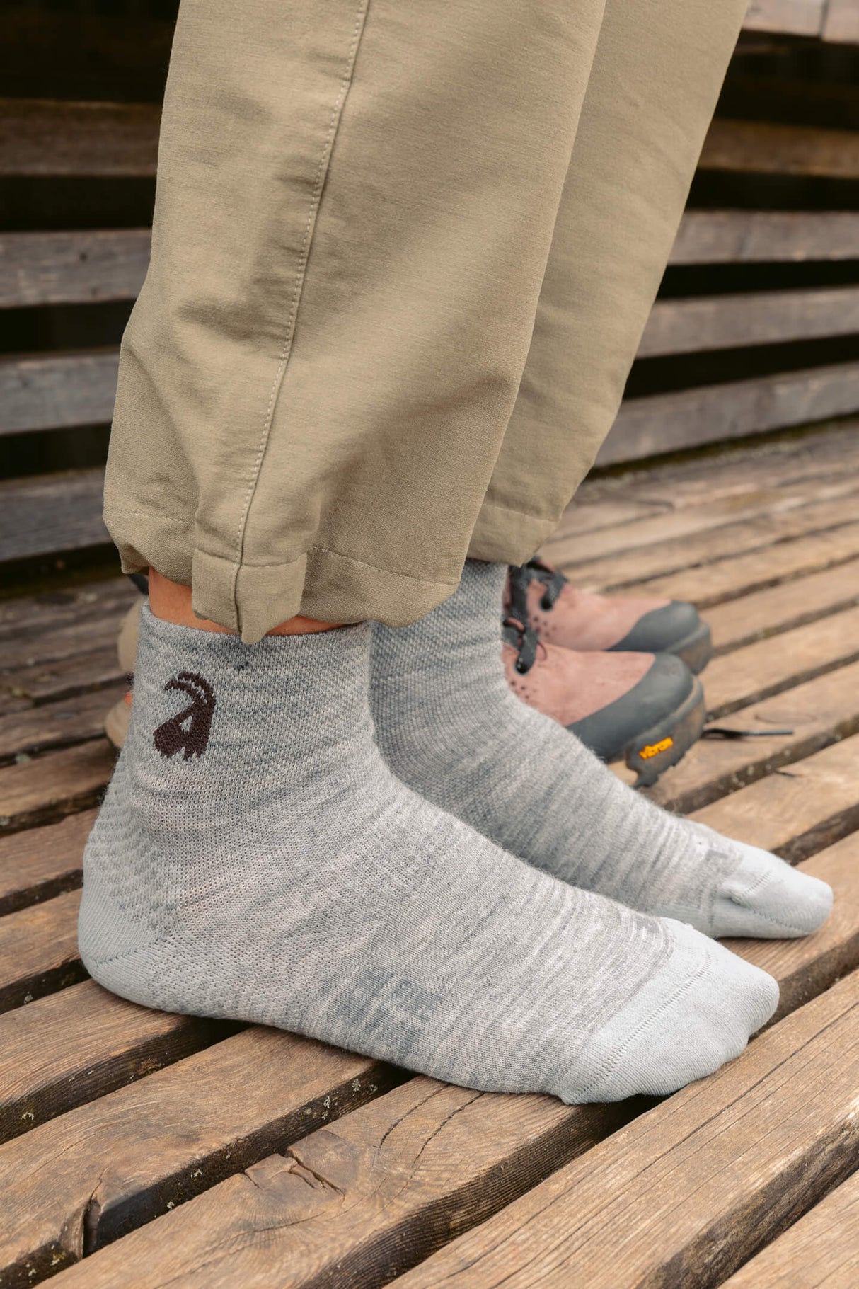 Seceda Light Merino Mid Crew Socks Toffee