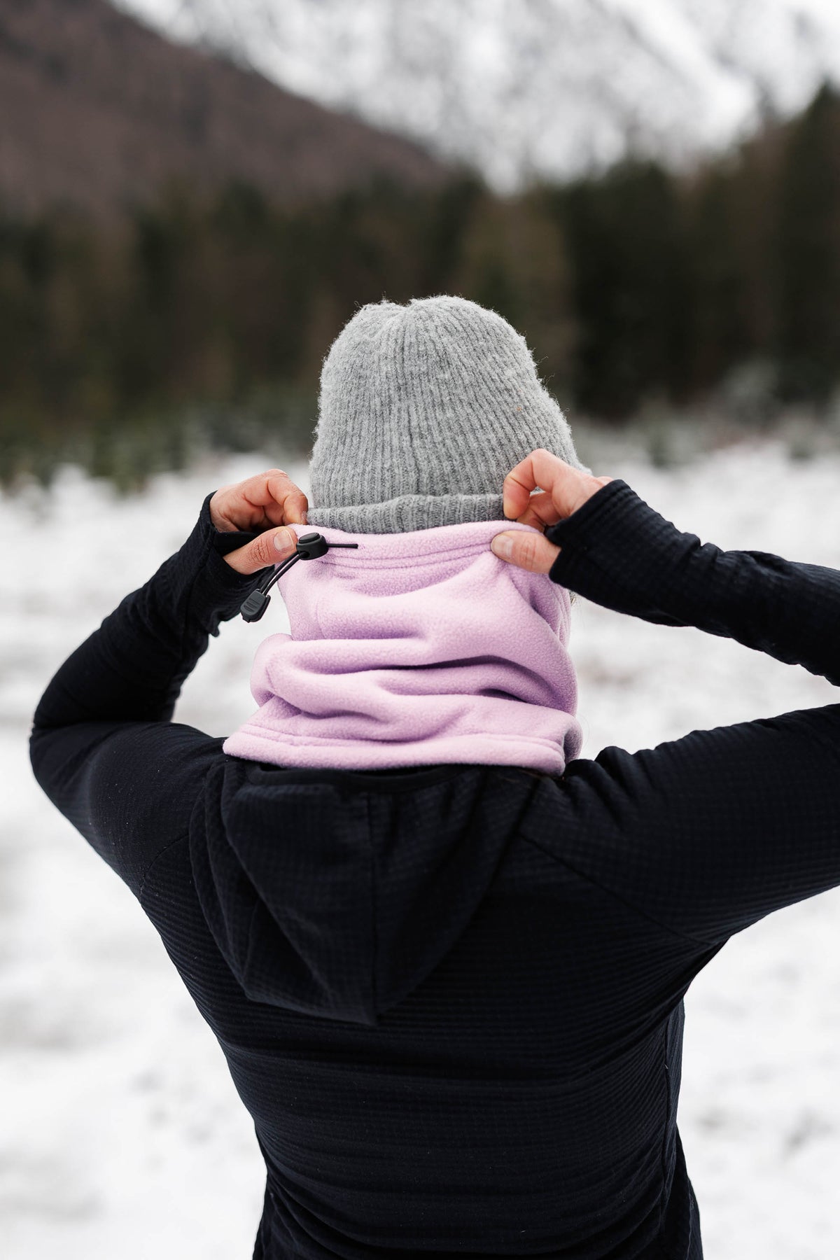 Sherpa Neckwarmer - Blush