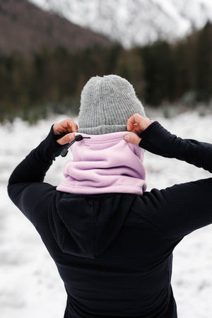 Sherpa Neckwarmer - Blush