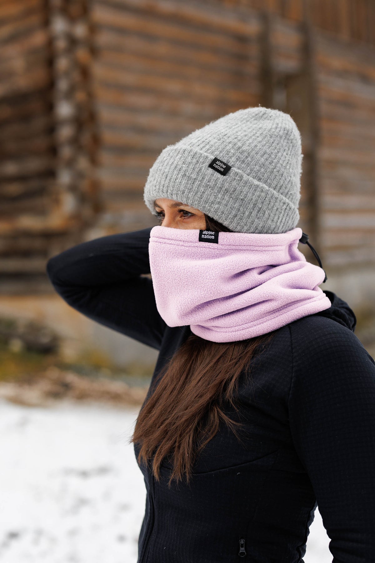 Sherpa Neckwarmer - Blush