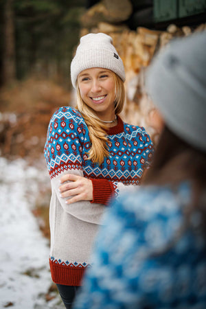 Svalbard Knit Sweater - Arctic Tundra