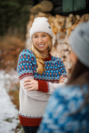 Cosy Cuffed Beanie - Almond