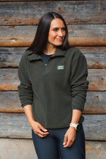 Atlas Fleece Sweater Moss Green